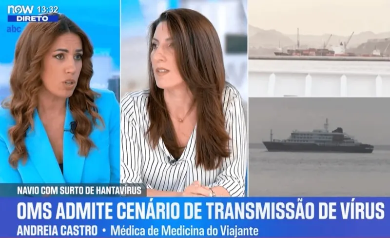 NOW — sobre o surto de Hantavírus no cruzeiro HV Hondius