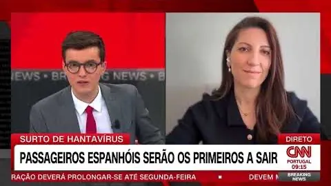 CNN Portugal — chegada do cruzeiro HV Hondius a Tenerife (10 mai)