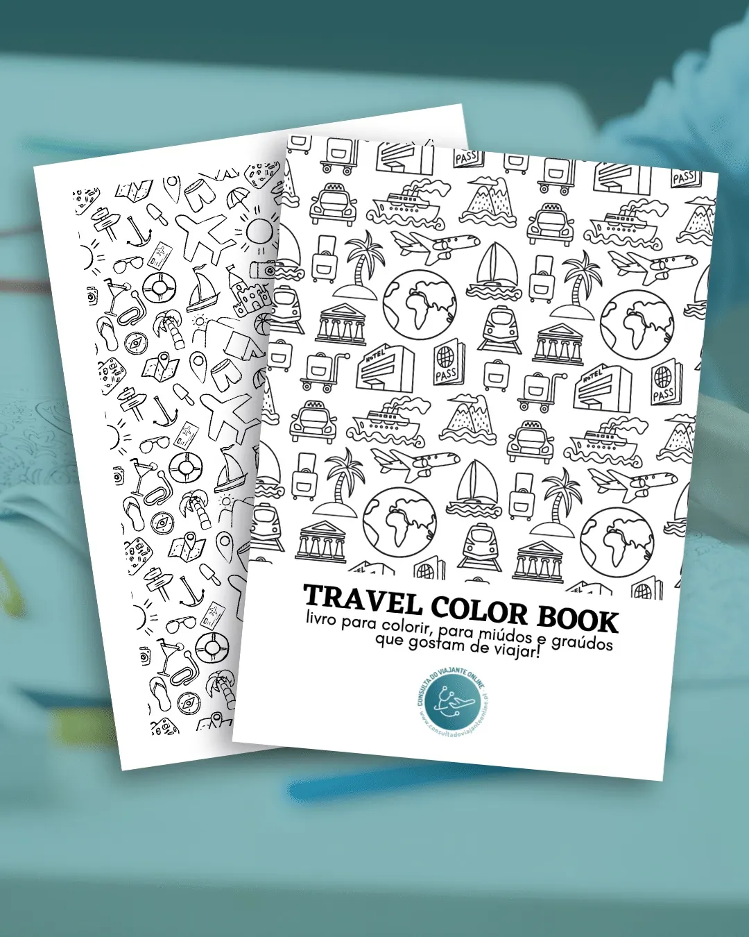 Capa do Travel Color Book